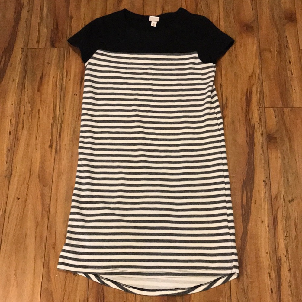 Merona stripped T-shirt dress